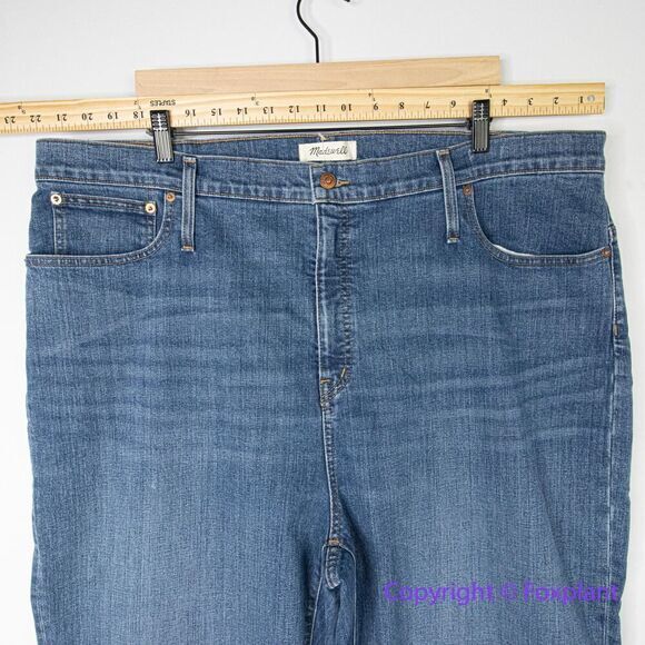 New! Madewelll Slim Wide-Leg Jeans in Crownridge Wash, size 36 - Picture 5 of 16